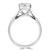 Round Lab Created Diamond Cathedral Trellis 6-Prong Solitaire Engagement Ring in White Gold (MVSLG1041-W)