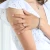 Princess Lab Created Diamond V-Prong Solitaire with Accents Engagement Ring in White Gold (MVSLG1120-W)