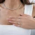 Princess Lab Created Diamond Solitaire with Accents Engagement Ring in White Gold (MVSLG1162-W)