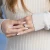 Round Lab Created Diamond Tension Set Solitaire Engagement Ring in White Gold (MVSLG1192-W)