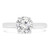Round Lab Created Diamond Solitaire Engagement Ring in White Gold (MVSLG1193-W)