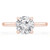 Round Lab Created Diamond Solitaire Engagement Ring in Rose Gold (MVSLG1269-R)