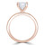 Round Lab Created Diamond Solitaire Engagement Ring in Rose Gold (MVSLG1269-R)