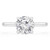 Round Lab Created Diamond Solitaire Engagement Ring in White Gold (MVSLG1269-W)