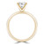 Round Lab Created Diamond Solitaire Engagement Ring in Yellow Gold (MVSLG1270-Y)