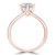 Round Lab Created Diamond 6-Prong Trellis Solitaire Engagement Ring in Rose Gold (MVSLG1271-R)