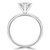 Round Lab Created Diamond 6-Prong Solitaire Engagement Ring in White Gold (MVSLG1274-W)