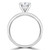 Round Lab Created Diamond Solitaire Engagement Ring in White Gold (MVSLG1277-W)
