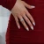 Round Lab Created Diamond Three-Row Tapered Split-Shank Solitaire with Accents Engagement Ring in White Gold (MVSLG1299-W)