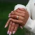 Round Lab Created Diamond Cathedral Solitaire with Accents Engagement Ring in White Gold (MVSLG1305-W)