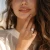 Oval Lab Created Diamond Compass Set Hidden Halo Solitaire with Accents Engagement Ring in White Gold with Open Bridge (MVSLG1706-W)