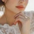 Oval Lab Created Diamond Hidden Halo Solitaire with Accents Engagement Ring in Rose Gold (MVSLG1713-R)