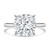 Cushion Lab Created Diamond Solitaire Engagement Ring in White Gold (MVSLG1718-W)