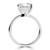 Cushion Lab Created Diamond Solitaire Engagement Ring in White Gold (MVSLG1718-W)