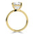 Cushion Lab Created Diamond Solitaire Engagement Ring in Yellow Gold (MVSLG1718-Y)