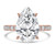 Pear Lab Created Diamond Solitaire with Accents Engagement Ring in Rose Gold (MVSLG1719-R)