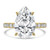 Pear Lab Created Diamond Solitaire with Accents Engagement Ring in Yellow Gold (MVSLG1719-Y)