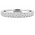 Round Diamond Semi-Eternity Wedding Band Ring in White Gold (MVSXB0008-W)