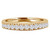 Round Diamond Semi-Eternity Wedding Band Ring in Yellow Gold (MVSXB0010-Y)
