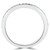 Round Diamond Semi-Eternity Wedding Band Ring in White Gold (MVSXB0011-W)