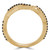 Round Black Diamond Infinity Semi-Eternity Wedding Band Ring in Yellow Gold (MVSXB0033-Y)