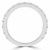 Round Diamond Semi-Eternity Wedding Band Ring in White Gold (MVSXB0039-W)
