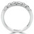 Round Diamond Seven-Stone Semi-Eternity Wedding Band Ring in White Gold (MVSXB0045-W)
