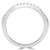 Round Diamond Semi-Eternity Wedding Band Ring in White Gold (MVSXB0046-W)