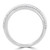 Round Diamond Semi-Eternity Wedding Band Ring in White Gold (MVSXB0052-W)