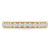 Round Diamond Half Hexagon Semi-Eternity Wedding Band Ring in Yellow Gold (MVSXB0069-Y)