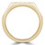 Round Diamond Half Hexagon Semi-Eternity Wedding Band Ring in Yellow Gold (MVSXB0069-Y)