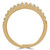 Round Lab Created Diamond Semi-Eternity Wedding Band Ring in Yellow Gold (MVSXB1008-Y)