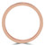 Round Lab Created Diamond Semi-Eternity Wedding Band Ring in Rose Gold (MVSXB1012-R)