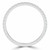 Round Lab Created Diamond Semi-Eternity Wedding Band Ring in White Gold (MVSXB1017-W)