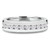 Round Lab Created Diamond Channel Set Semi-Eternity Wedding Band Ring in White Gold (MVSXB1041-W)