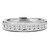 Round Lab Created Diamond Channel Set Semi-Eternity Wedding Band Ring in White Gold (MVSXB1042-W)