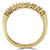 Round Lab Created Diamond Semi-Eternity Wedding Band Ring in Yellow Gold (MVSXB1043-Y)