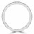 Round Lab Created Diamond Semi-Eternity Wedding Band Ring in White Gold (MVSXB1048-W)