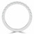 Round Lab Created Diamond Semi-Eternity Wedding Band Ring in White Gold (MVSXB1053-W)