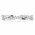 Round Lab Created Diamond Semi-Eternity Wedding Band Ring in White Gold (MVSXB1056-W)