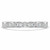 Round Lab Created Diamond Semi-Eternity Wedding Band Ring in White Gold (MVSXB1057-W)