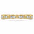 Round Lab Created Diamond Semi-Eternity Wedding Band Ring in Yellow Gold (MVSXB1057-Y)