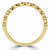Round Lab Created Diamond Semi-Eternity Wedding Band Ring in Yellow Gold (MVSXB1061-Y)