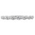 Round Lab Created Diamond Semi-Eternity Wedding Band Ring in White Gold (MVSXB1064-W)