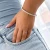 Round Lab Created Diamond Semi-Eternity Wedding Band Ring in White Gold (MVSXB1064-W)