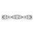 Round Lab Created Diamond Tiara Semi-Eternity Wedding Band Ring in White Gold (MVSXB1066-W)