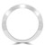 Round Lab Created Diamond Tiara Semi-Eternity Wedding Band Ring in White Gold (MVSXB1066-W)
