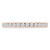 Round Lab Created Diamond 3/4 Way Semi-Eternity Wedding Band Ring in Rose Gold (MVSXB1071-R)