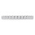 Round Lab Created Diamond 3/4 Way Semi-Eternity Wedding Band Ring in White Gold (MVSXB1071-W)
