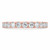 Round Lab Created Diamond 3/4 Way Semi-Eternity Wedding Band Ring in Rose Gold (MVSXB1072-R)